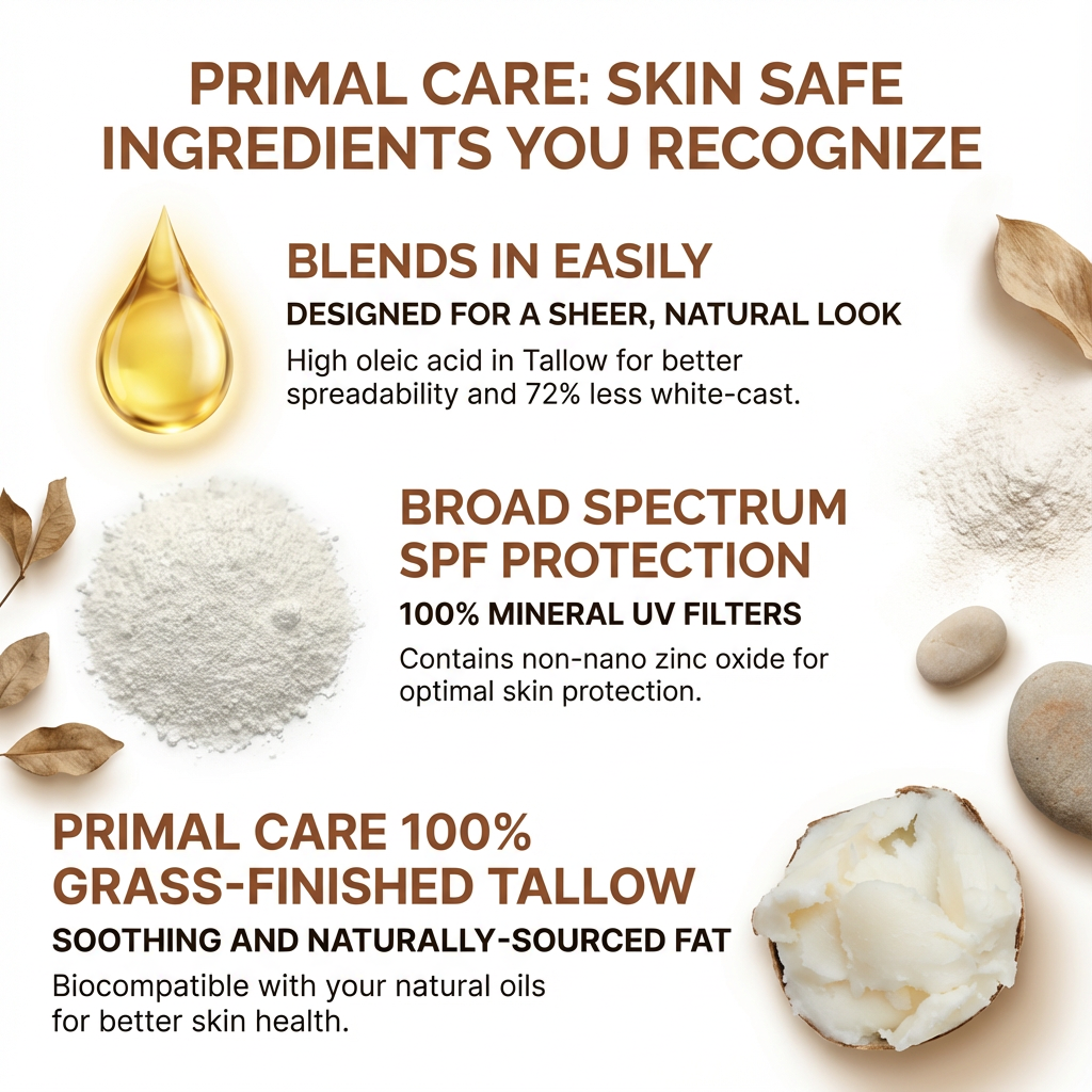 Face and Body Tallow Sunscreen SPF 50